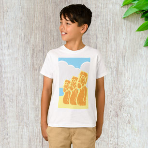 Easter Island Moai Statues T-Shirt