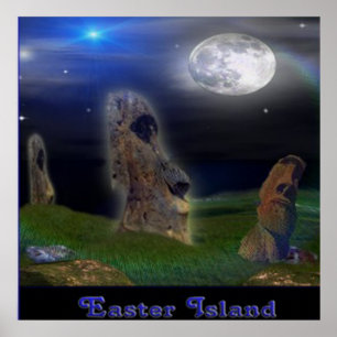 Easter Island Poster