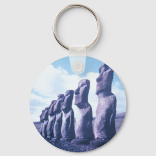Easter Island Statues Keychain