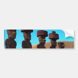 EASTER ISLAND TALKING HEADS BUMPER STICKER