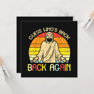 Easter Jesus Guess Whos Back Religious Christian