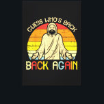 Easter Jesus Guess Whos Back Religious Christian Canvas Print<br><div class="desc">Easter Jesus Guess Whos Back Religious Christian</div>