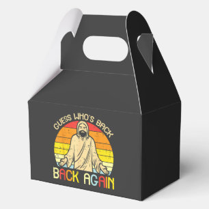 Easter Jesus Guess Whos Back Religious Christian Favor Box