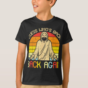 Easter Jesus Guess Whos Ck Religious Christian Wom T-Shirt