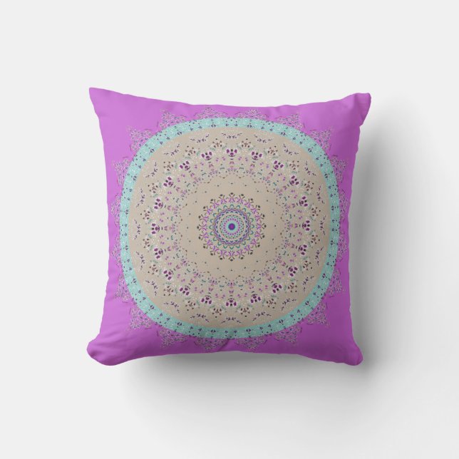 Easter Joy Kaleidoscope No. 2 Pillow in 2 Sizes (Front)