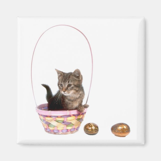 Easter Kitty Magnet (Front)