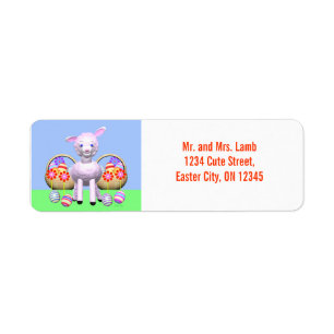 Easter Lamb and Baskets