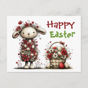 Easter Lamb Postcard