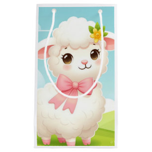 Easter lamb small gift bag
