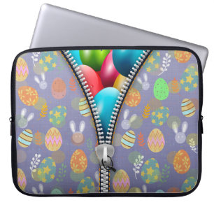 Easter Laptop Bag – Colorful Egg Design 