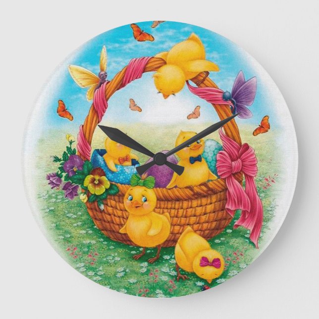 Easter Large Clock (Front)