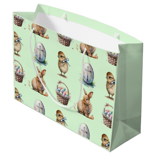 Easter  large gift bag (Back Angled)