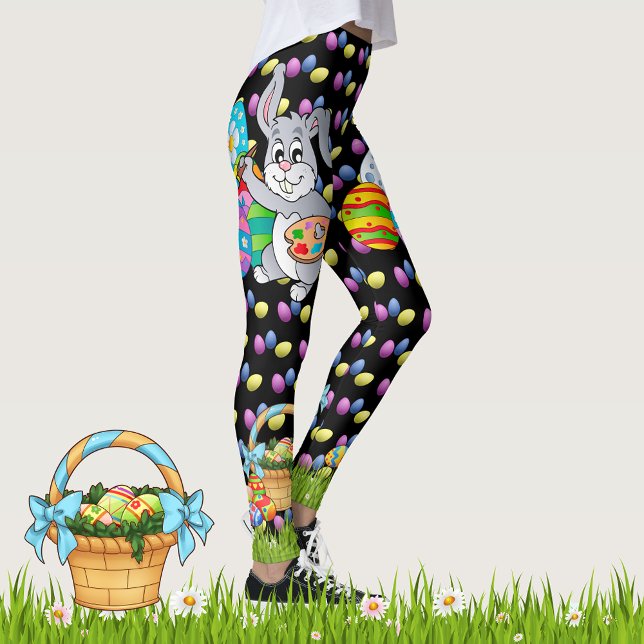 EASTER Leggings Bunny Egg Yoga Pants Women's Girls (Creator Uploaded)