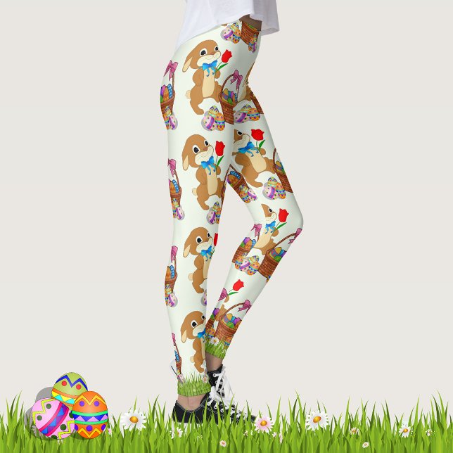 EASTER Leggings Bunny Egg Yoga Pants Women's Girls (Creator Uploaded)