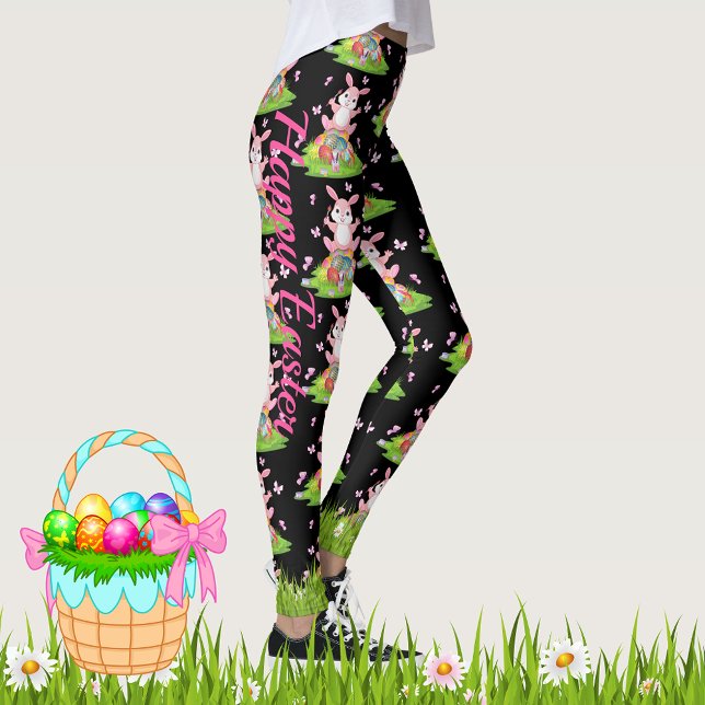 EASTER Leggings Bunny Egg Yoga Pants Women's Girls (Creator Uploaded)