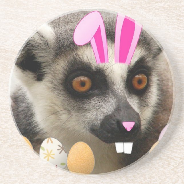 Easter Lemur Coaster (Front)