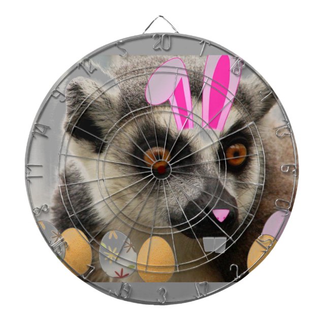 Easter Lemur Dartboard (Front)