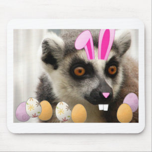 Easter Lemur Mouse Pad