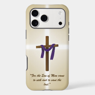 Easter Lent Cross Purple Drape Resurrection Day