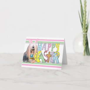 Easter Lhasa Apso Holiday Card