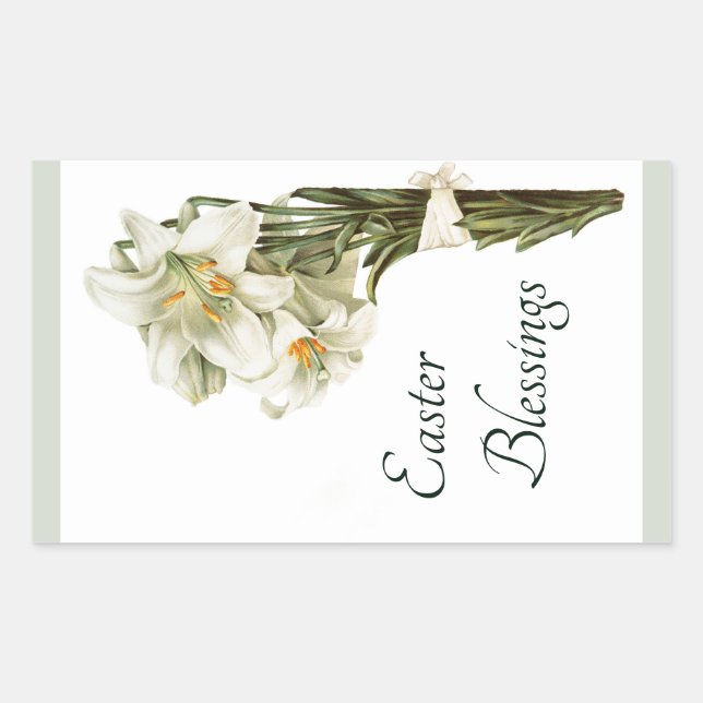 Easter Lilies Sticker (Front)