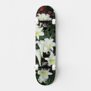 Easter Lily (Lilium regale) Skateboard