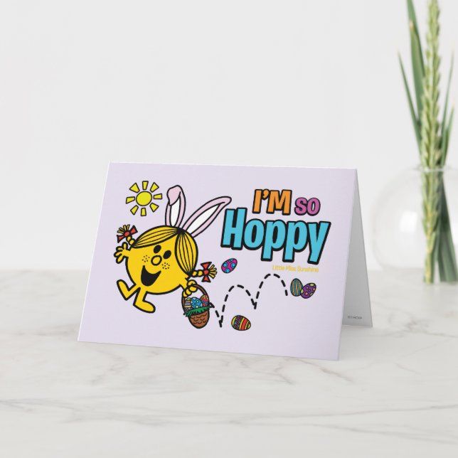 Easter Little Miss Sunshine Holiday Card (Front)