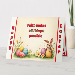 Easter Little Rabbit Popular Collection Card