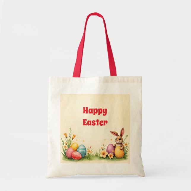 Easter Little Rabbit Popular Collection Tote Bag (Front)