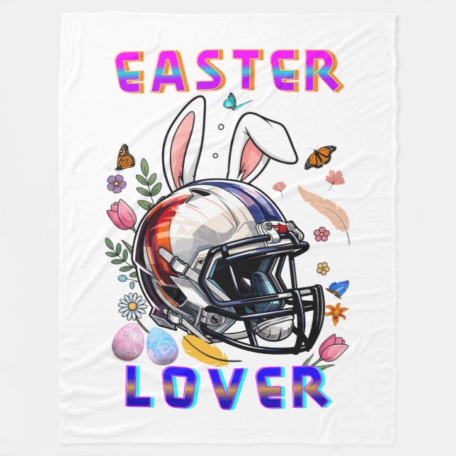 Easter Lover Fleece Blanket (Front)