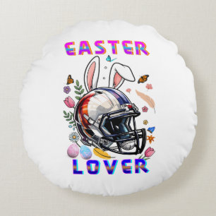 Easter Lover Round Pillow