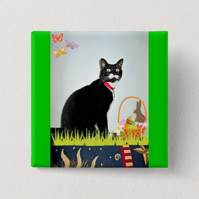 Easter Lucy 2 Inch Square Button (Front)