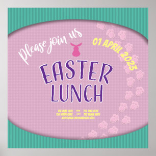 EASTER LUNCH POSTER