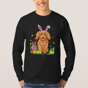 Easter Maltipoo Dog Bunny Egg Hunting Maltipoo Eas T-Shirt