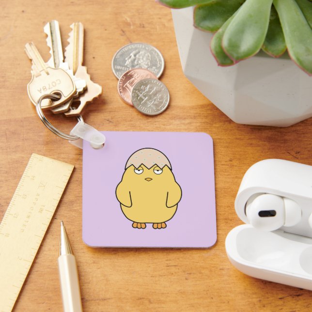 Easter Meh Chick 1 Keychain (Desk)