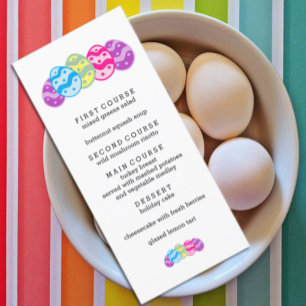 Easter Menu