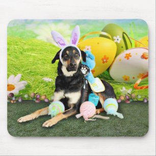 Easter - Mixed Breed - Jake Mouse Pad