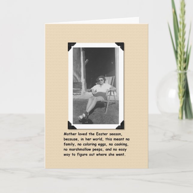 Easter Mom Holiday Card (Front)