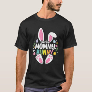 Easter Mommy Bunny Mom Happy Easter Day Family Mat T-Shirt