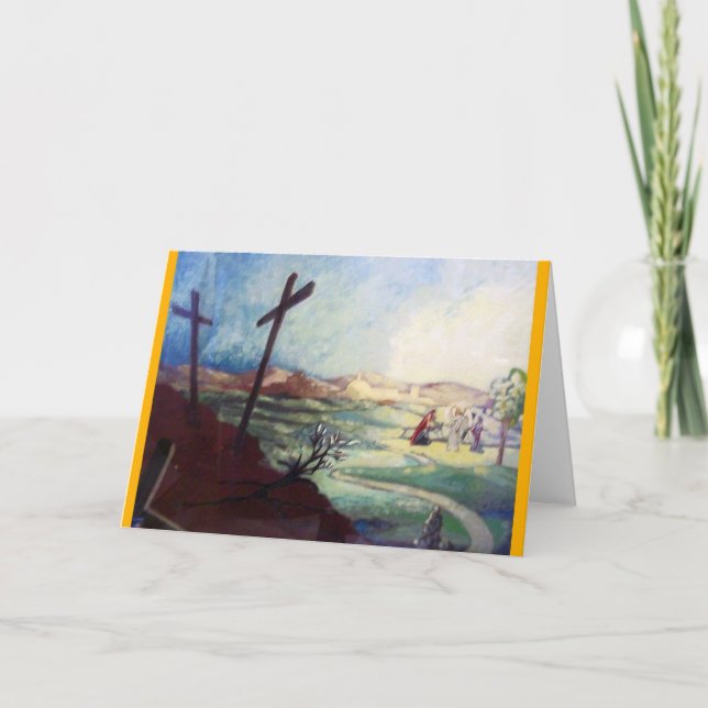 Easter Morning Greeting Card (Front)