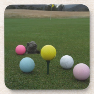 Easter mountain golf course coaster