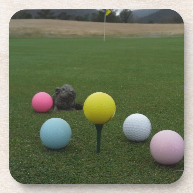 Easter mountain golf course coaster (Front)