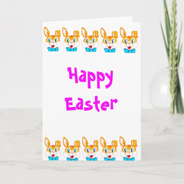 EASTER, MR. JACK RABBIT card (Front)