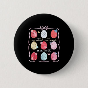 Easter neonatal intensive care unit coquette nicu 2 inch round button