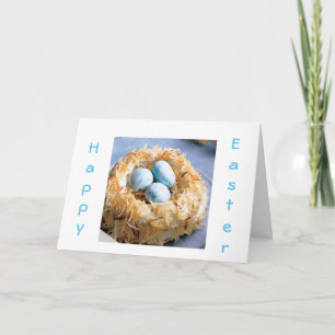 EASTER NESTING WISHES and SPRINGTIME TOO! Holiday Card
