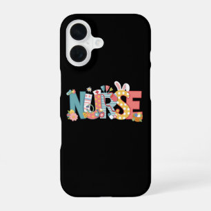 Easter Nurse Stethoscope Bunny Rabbit Eggs iPhone 16 Case