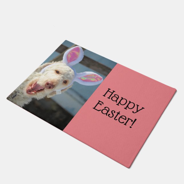Easter Ollie Doormat (Angled)