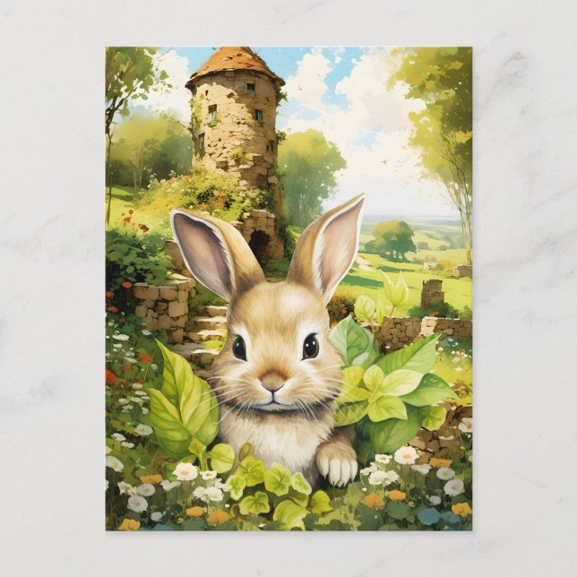 EASTER ON IT'S WAY POSTCARD (Front)