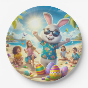 Easter on the Beach  Paper Plate