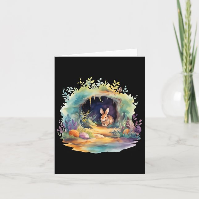Easter Ostara Eostre Pagan Witchcraft Spring Moon  Card (Front)